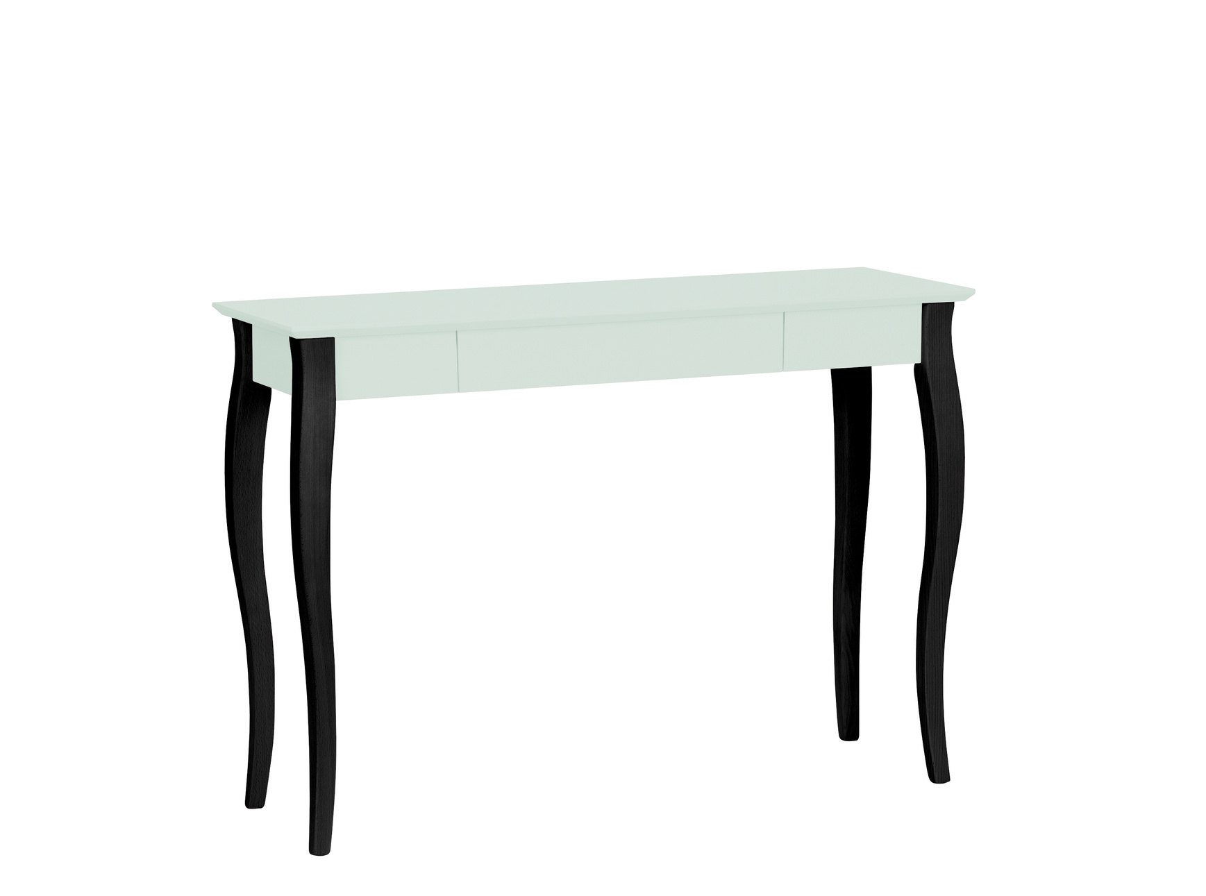 Biurko LILLO 105x40cm Czarne Nogi / Ulotny miętowy