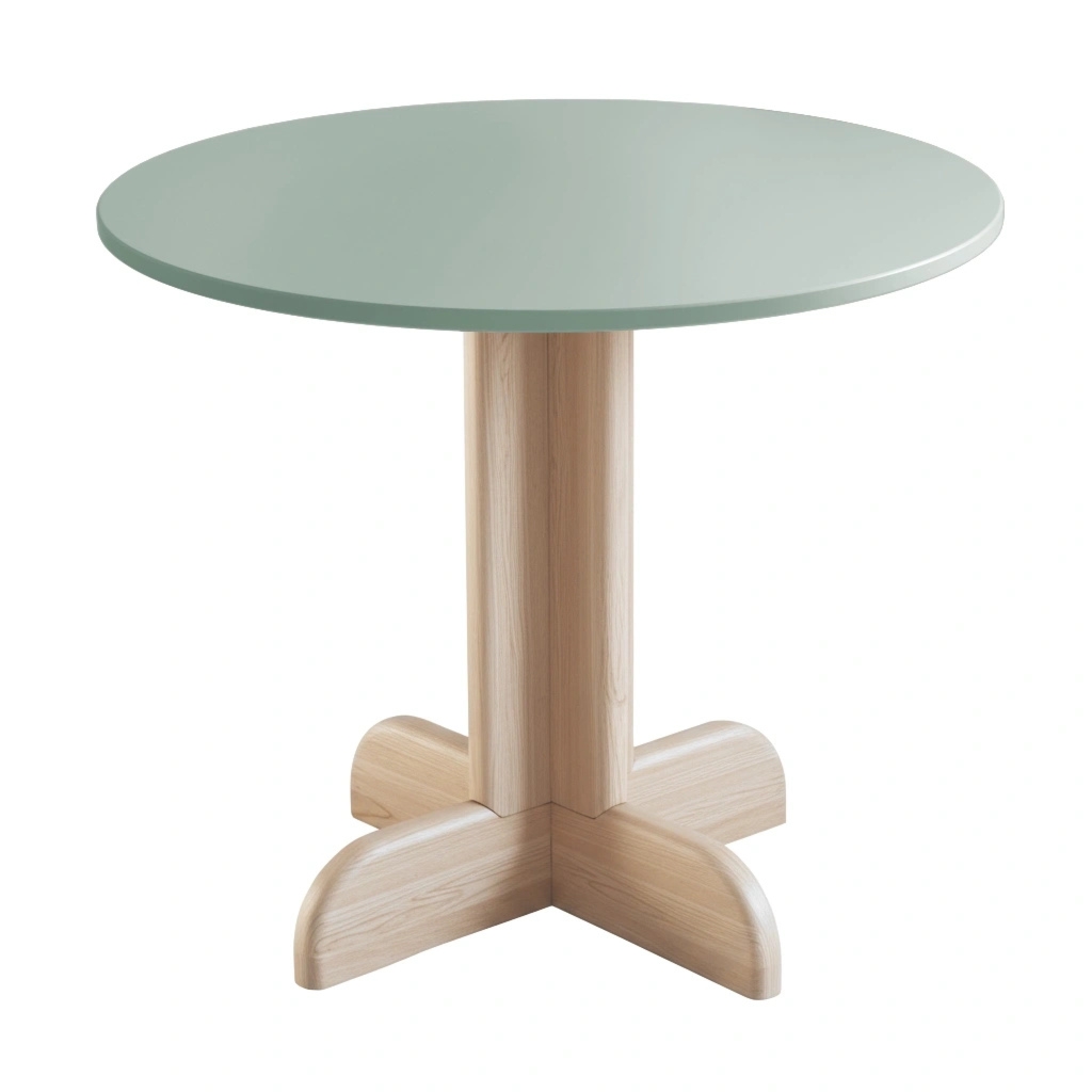 Mały okrągły stolik 70cm Dega Szałwiowy Jesion