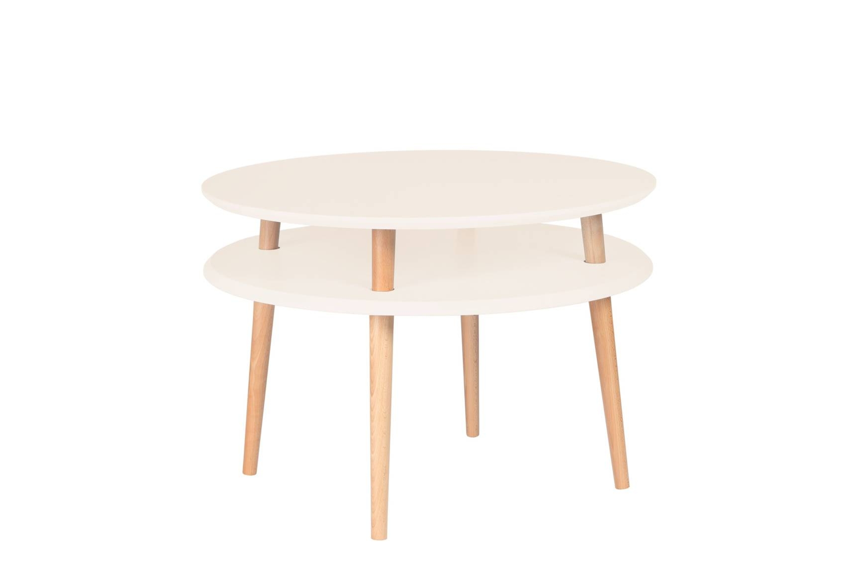 Stolik Kawowy UFO śr. 70cm wys. 45cm Wapień