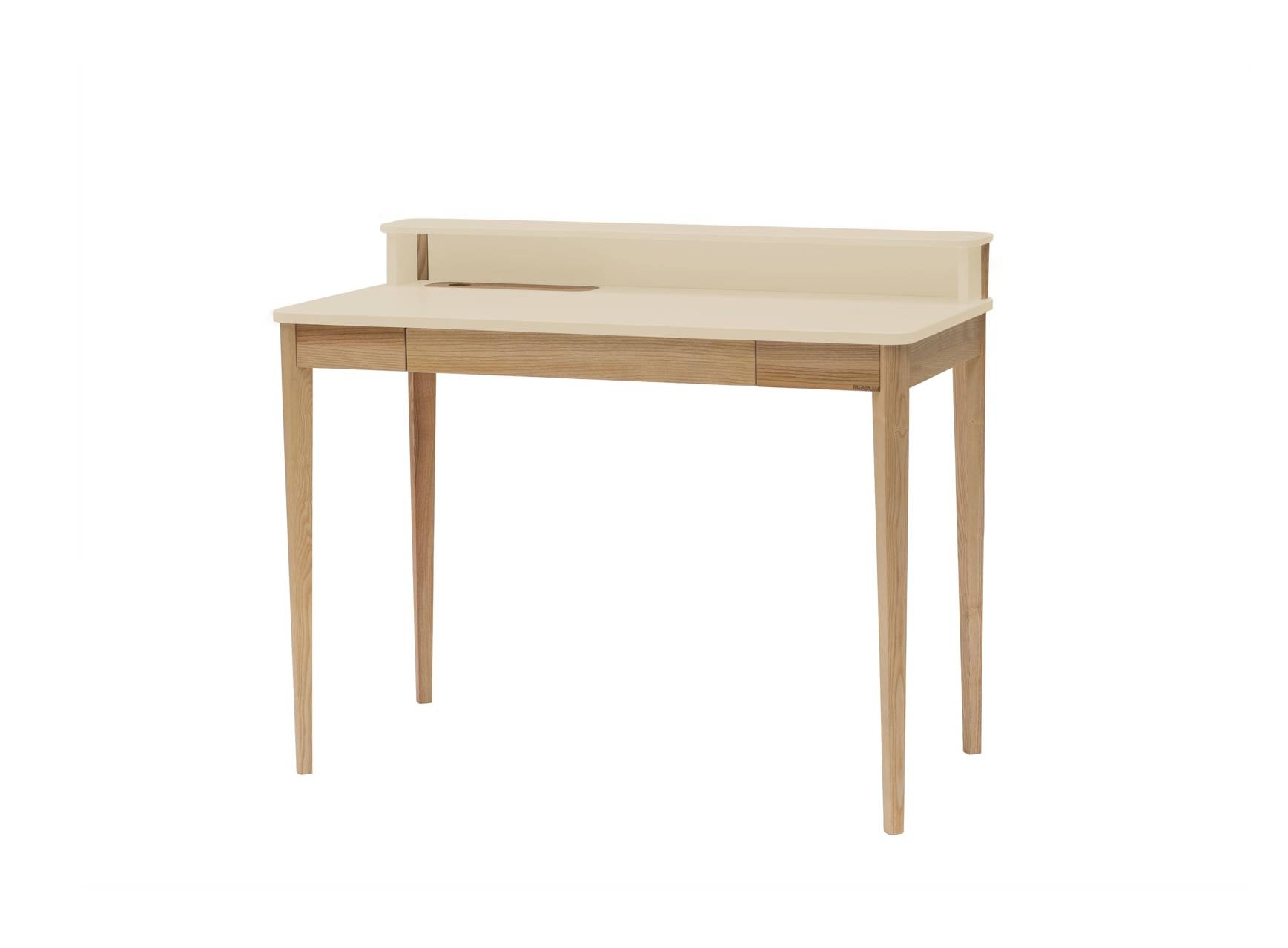 Biurko ASHME Jesionowe 110x56x75cm – Wapień