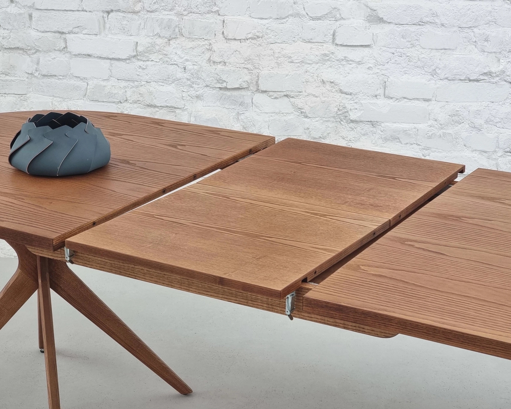 Owalny Stół do Jadalni z Dostawką JUUBI 180x90cm - różne wybarwienia drewna