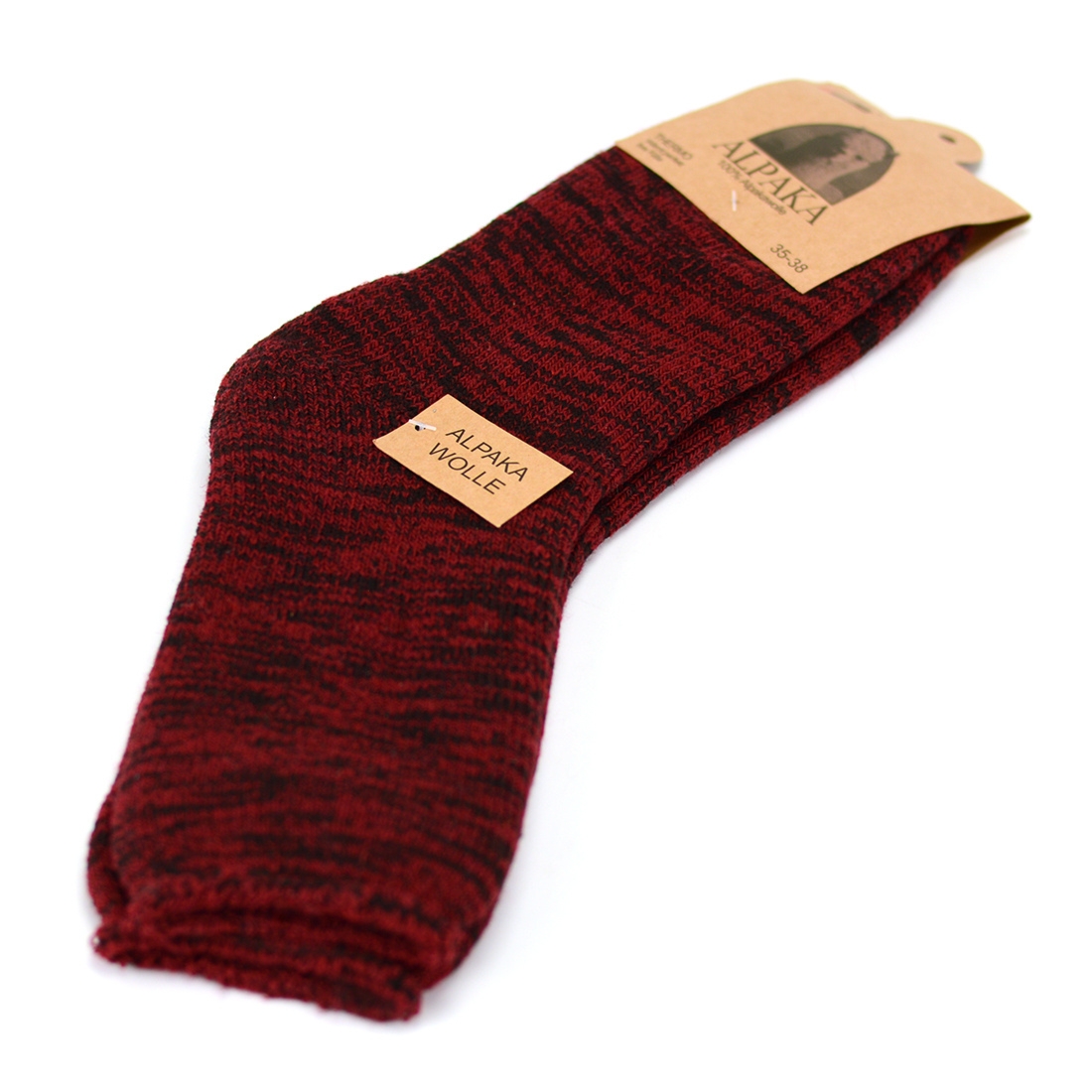 Ciepłe długie damskie skarpety z Alpaki, 100% wełny