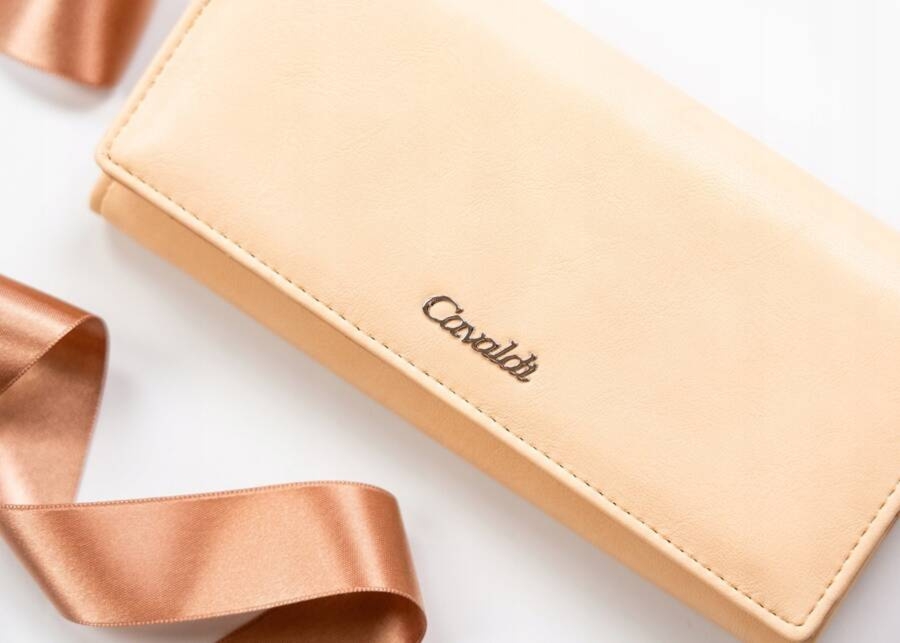 Stylowa Portmonetka duża ze skóry eko 4U Cavaldi