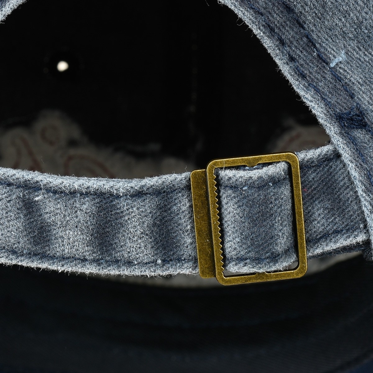 Granatowa Czapka z daszkiem baseballówka vintage regulacja cz-m-41