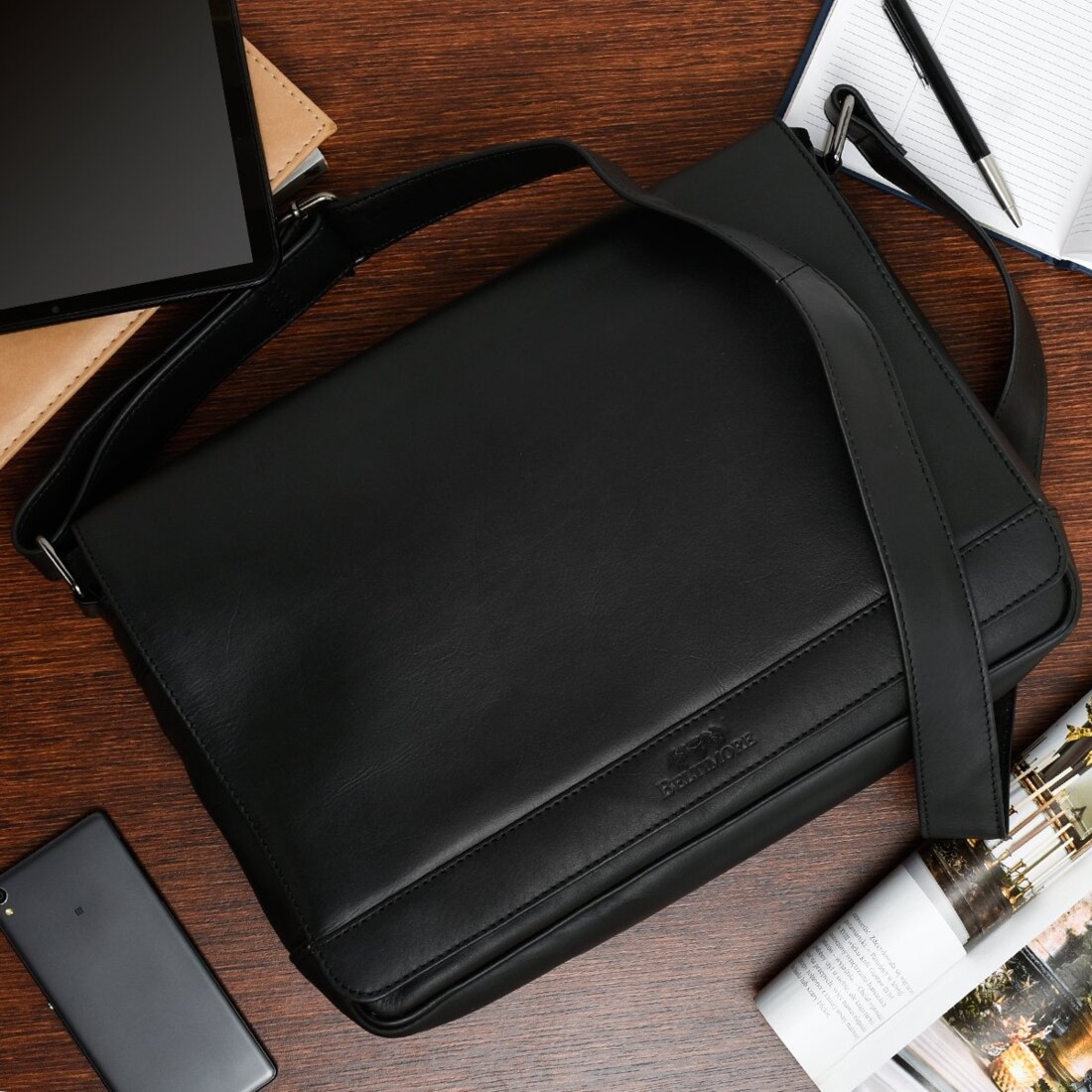Beltimore Torba Męska na ramię Skórzana Duża na laptopa M90