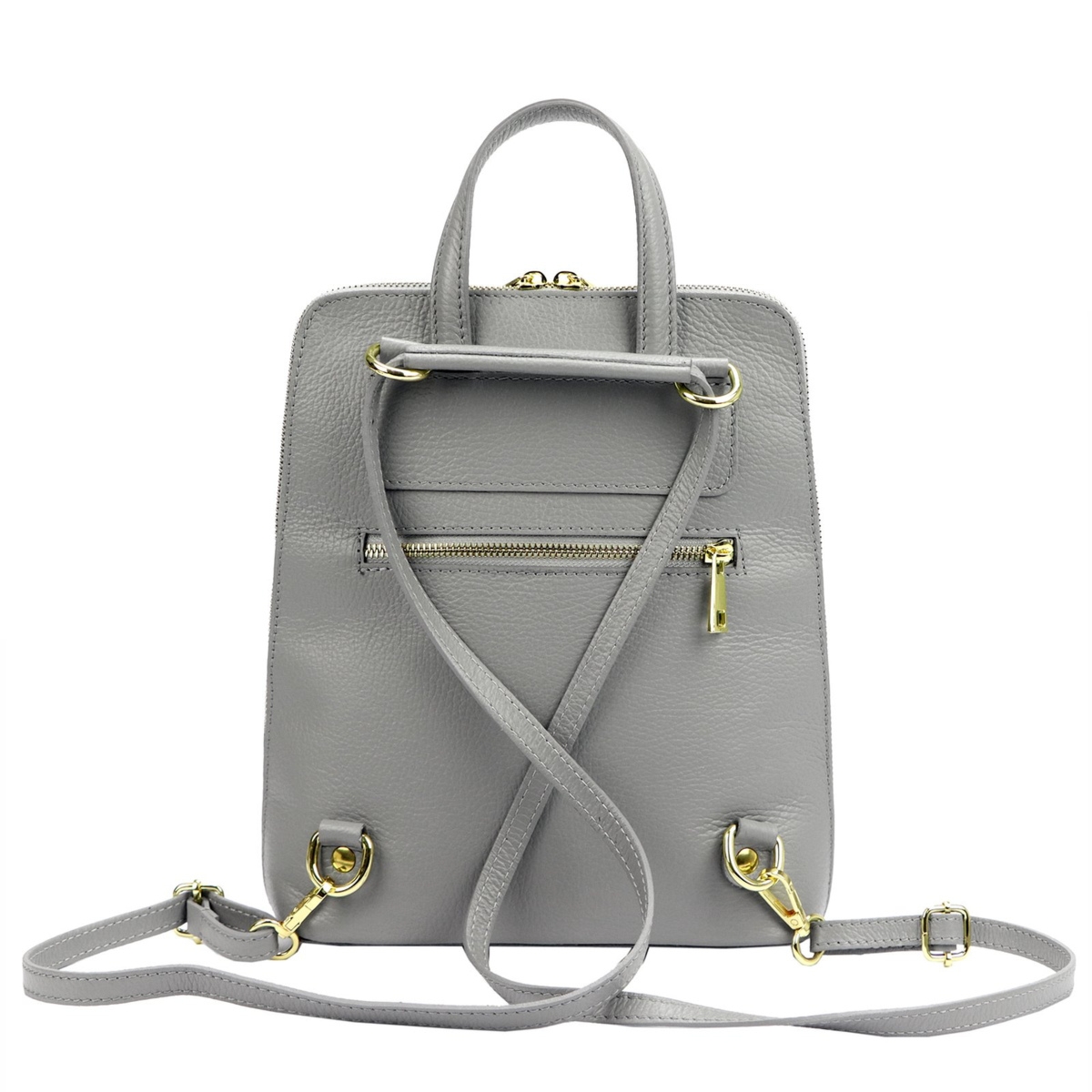 Damski plecak z prawdziwej skóry MiaMore 01-010 DOLLARO