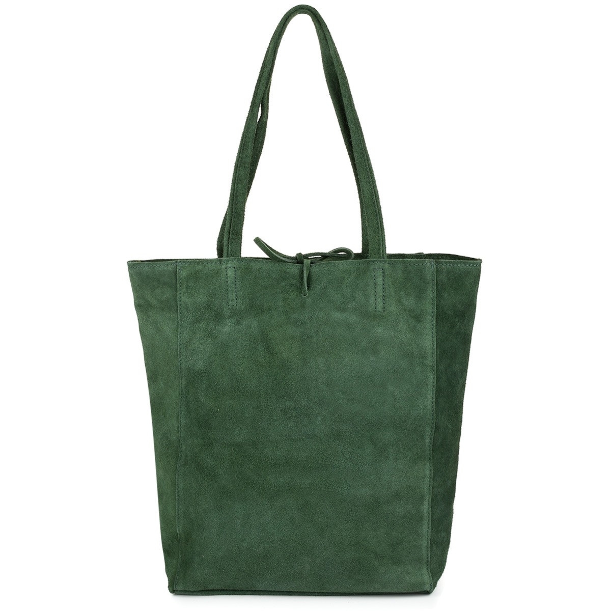 Damska Włoska Skórzana Torebka Worek A4 Troczek W18