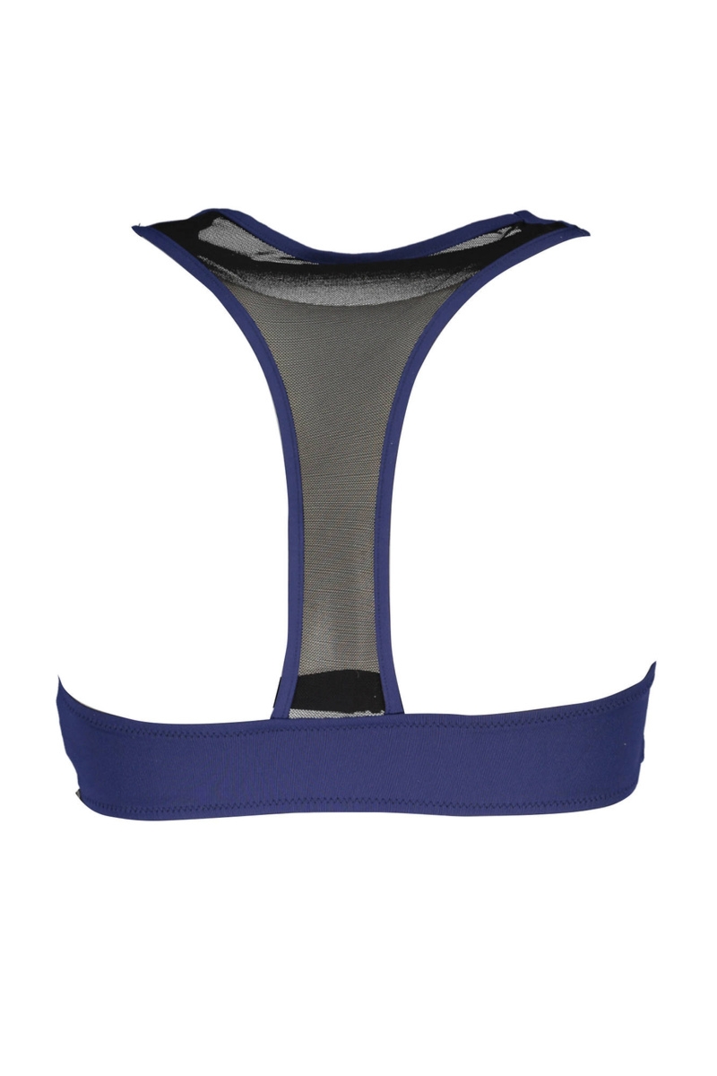 KARL LAGERFELD CZĘŚCI DO KĄPIELÓW POWYŻEJ NIEBIESKI KOBIETA