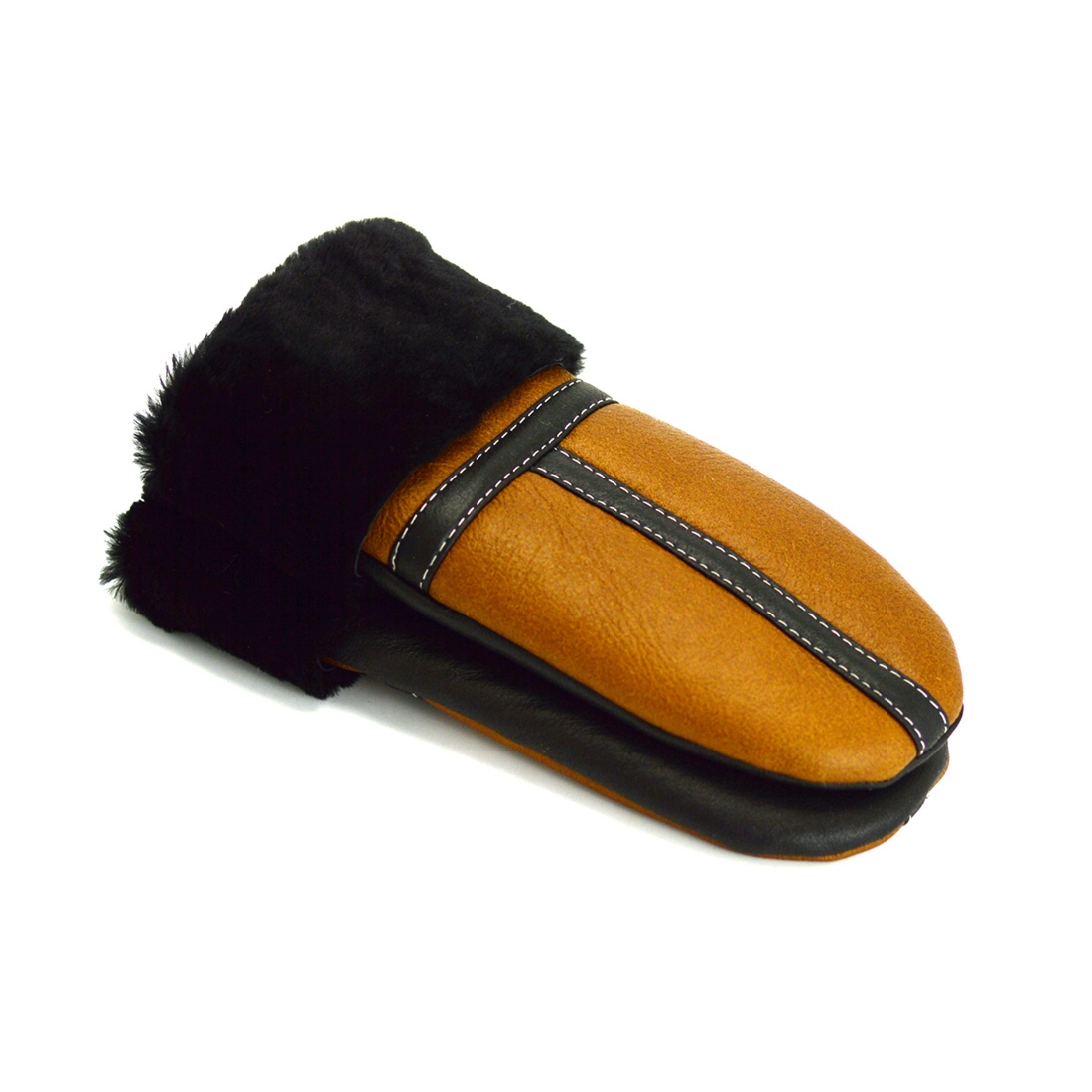 Ciepła damska rękawiczka z jednym palcem, kożuchowa Podhale