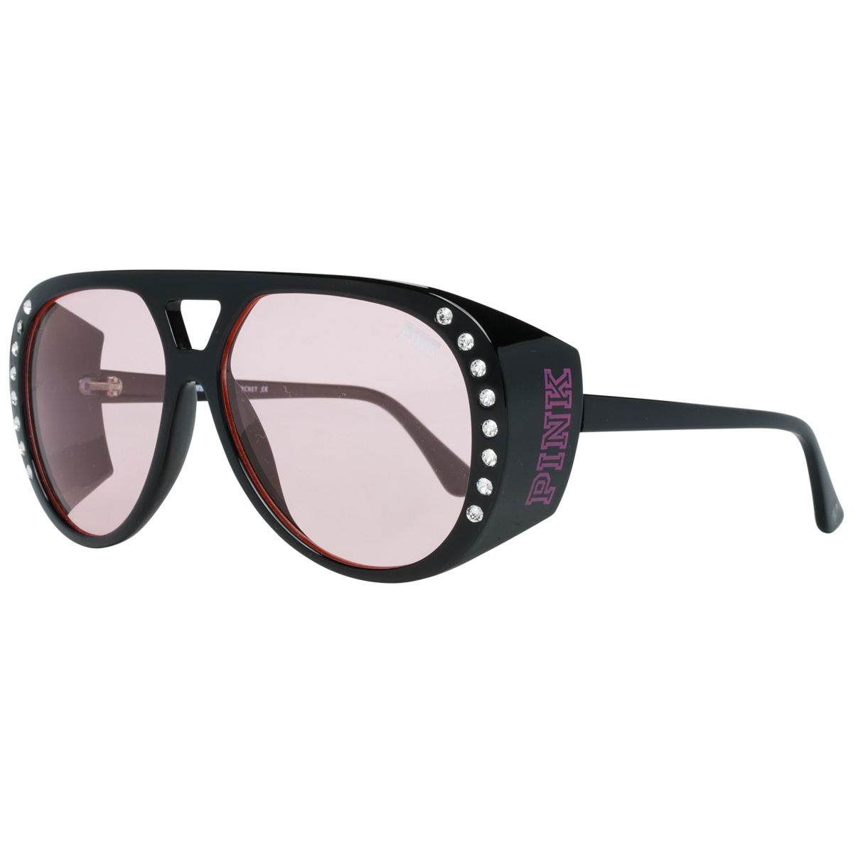 Okulary VICTORIA'S SECRET PINK PK0014-5901T. Okulary przeciwsłoneczne, Kolor czarny. Kobieta.