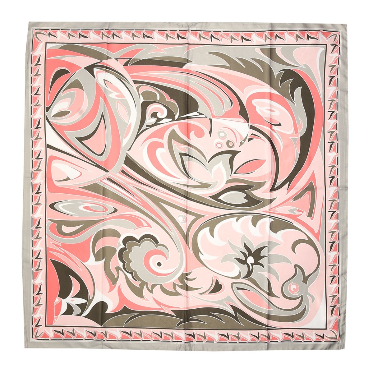 Jasno- różowa Chusta damska apaszka pod szyję lekka elegancka oryginalna MDB-33