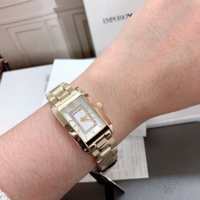 Zegarek ARMANI AR3172. Kwarcowy, Kolor biały. Kobieta.