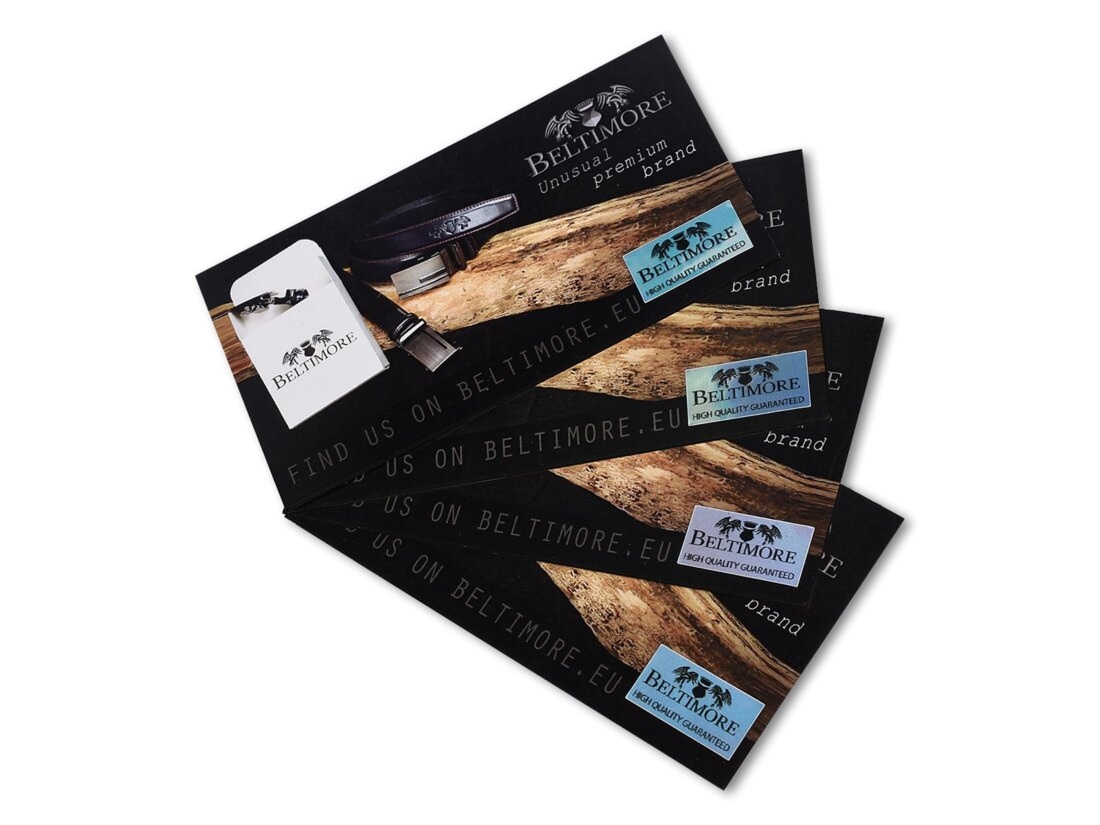 Beltimore skórzany damski pasek do spodni 3 cm czarny U61 : Kolory - czarny, Rozmiar pasków - r.140-155 cm