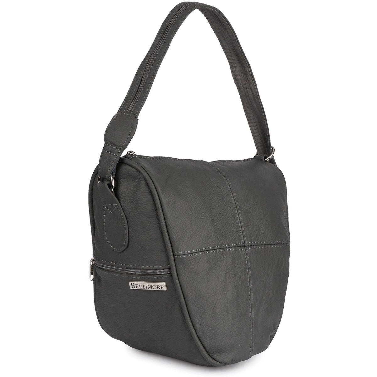 Szary Plecak damski skórzany torebka 2w1 Beltimore 019