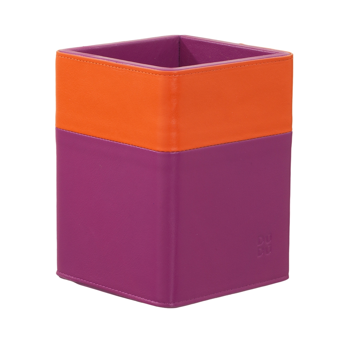 DUDU pojemnik na długopisy na biurko skóra naturalna przybornik