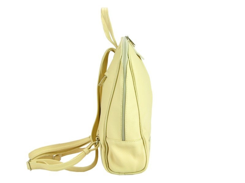 Voyager damski miejski plecak skóra naturalna duży z kieszeniami