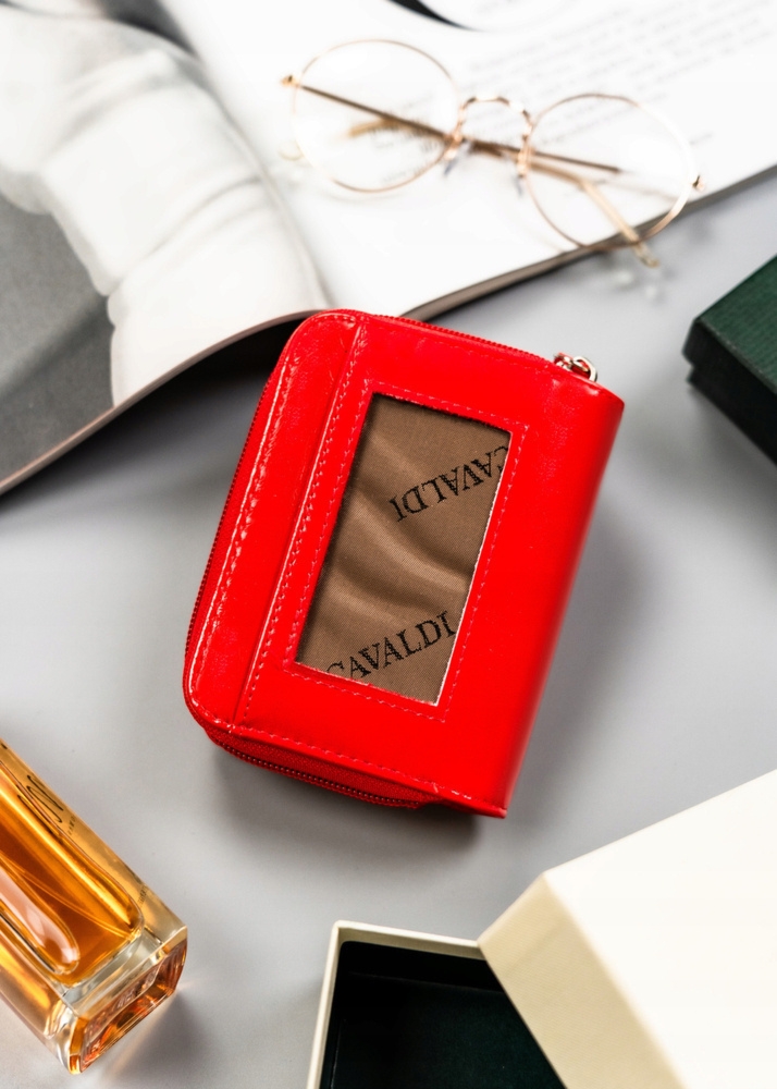 Zgrabny damski portfel pojemny marki 4U Cavaldi
