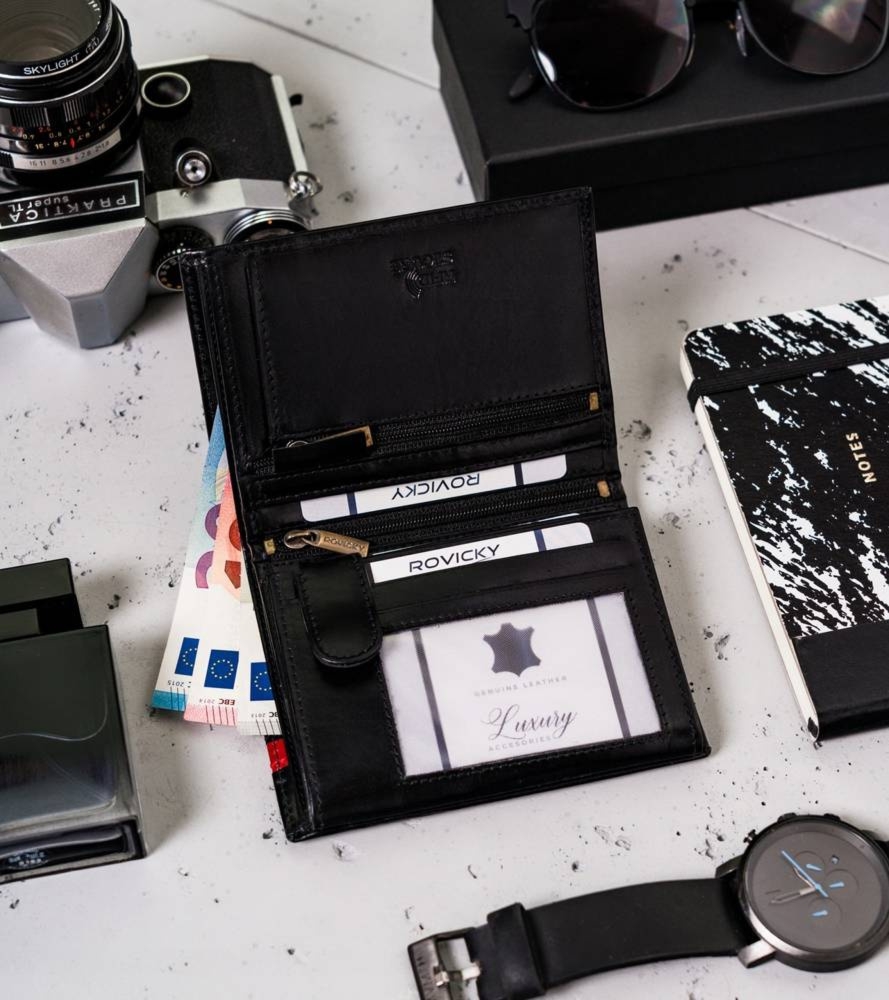 Skórzany męski portfel Peterson PTN N62-VTP