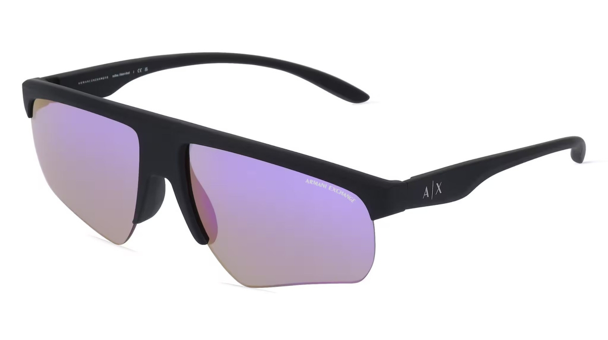Okulary ARMANI EXCHANGE AX4123S80784V. Okulary przeciwsłoneczne, Kolor czarny. Mężczyzna.