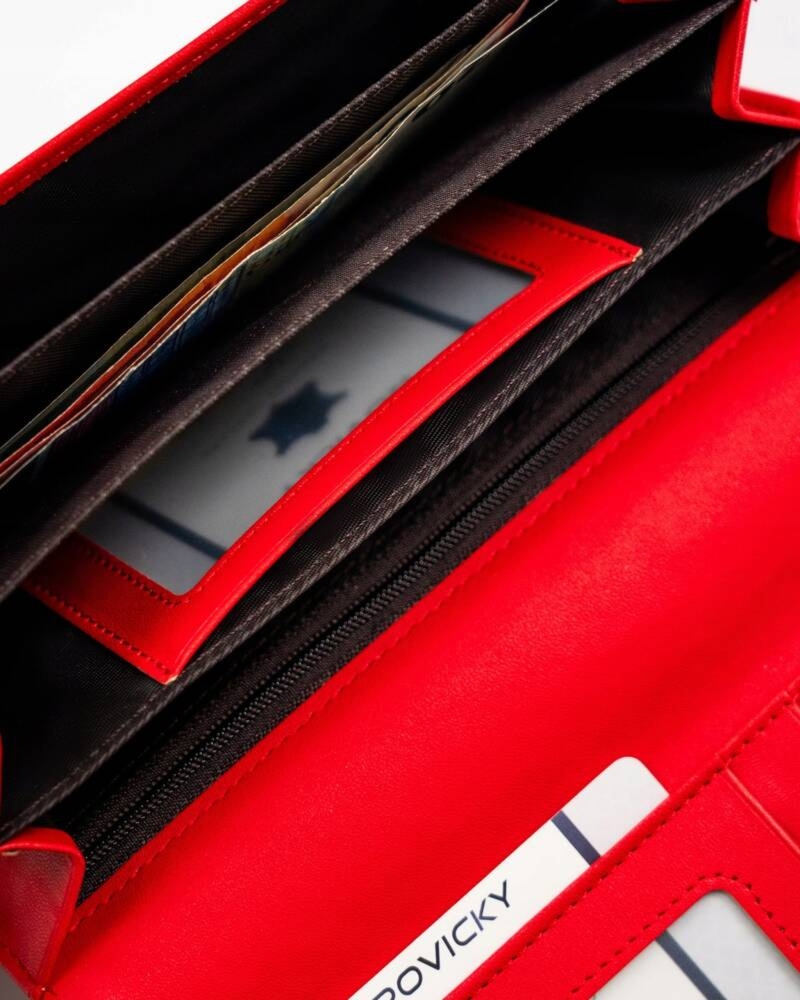 Podłużny portfel damski ze skóry eko 4U Cavaldi