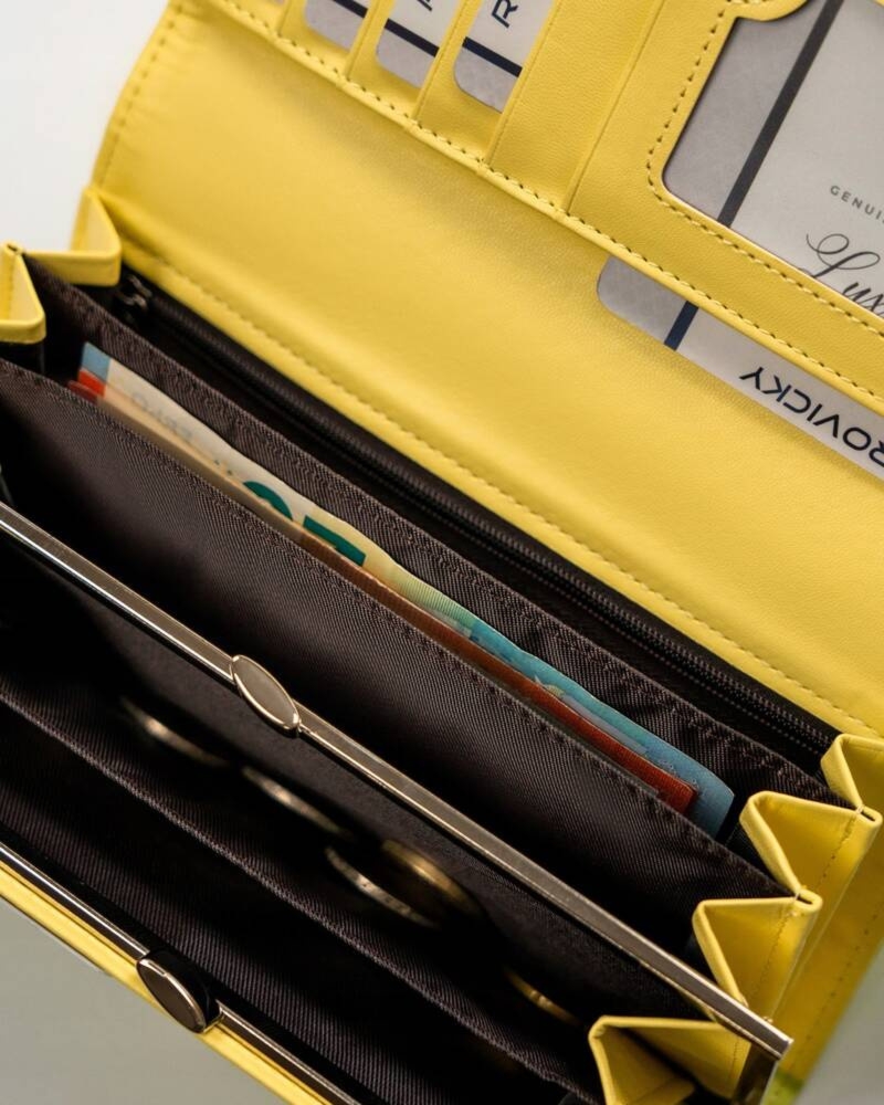 Podłużna pojemna damska portmonetka 4U Cavaldi