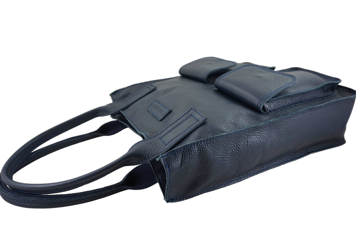 Torby shopper bag do pracy - Granatowe