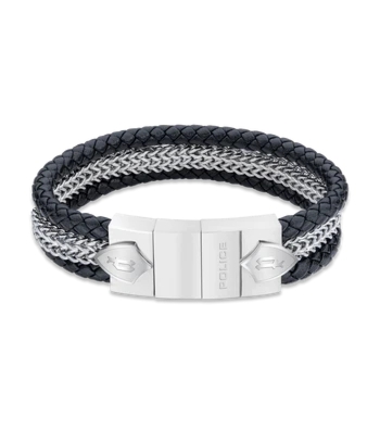 Biżuteria POLICE PEAGB2119801. Bransoletka, Kolor czarny. Mężczyzna.