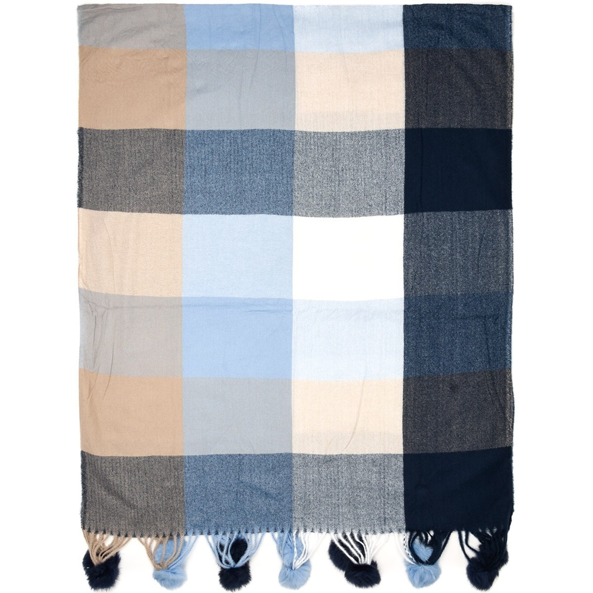 Kolorowy Duży Szalik Damski bawełniany ciepły modny AX-121