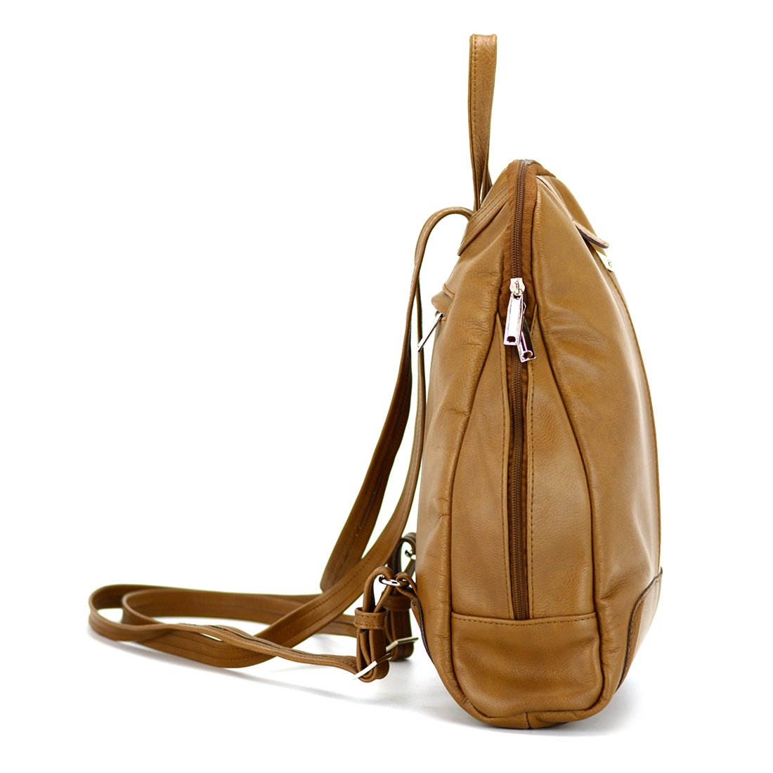 Voyager damski miejski plecak skóra naturalna duży z kieszeniami