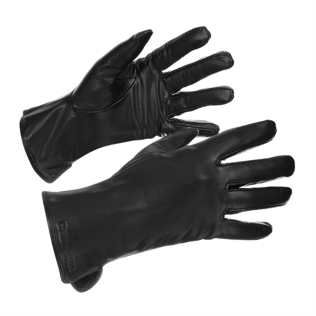 Rękawiczki skórzane damskie czarne polar s/m BELTIMORE K25