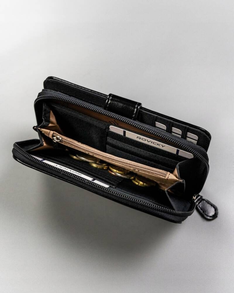 Pionowa duża damska portmonetka marki 4U Cavaldi