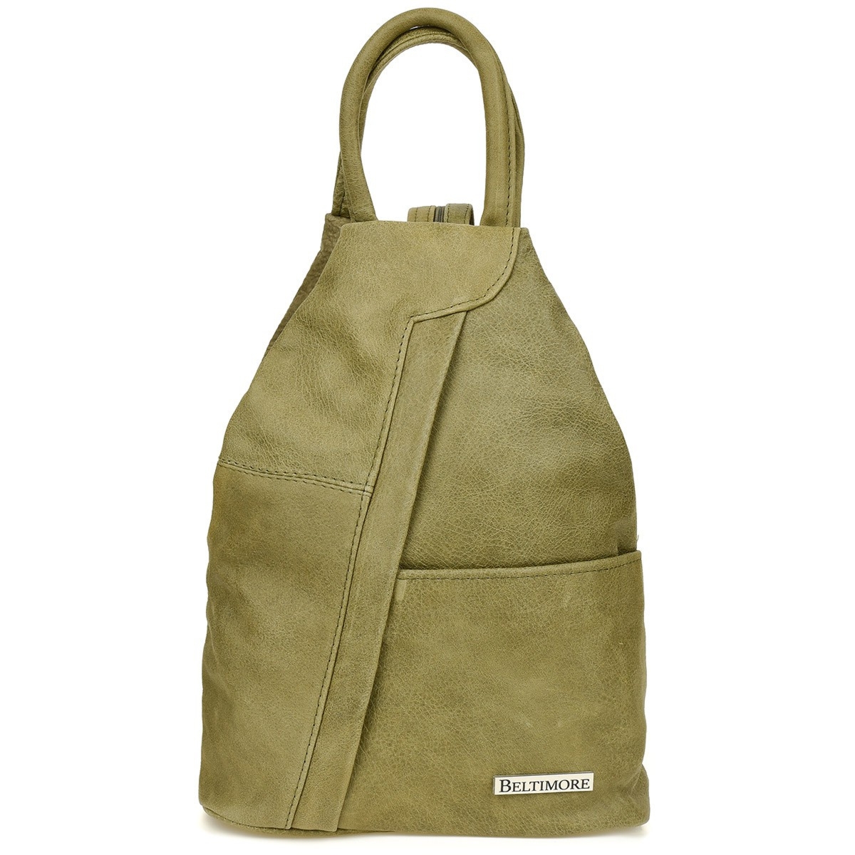 Plecak Damski Skórzany Trójkąt Pojemny Beltimore Q60