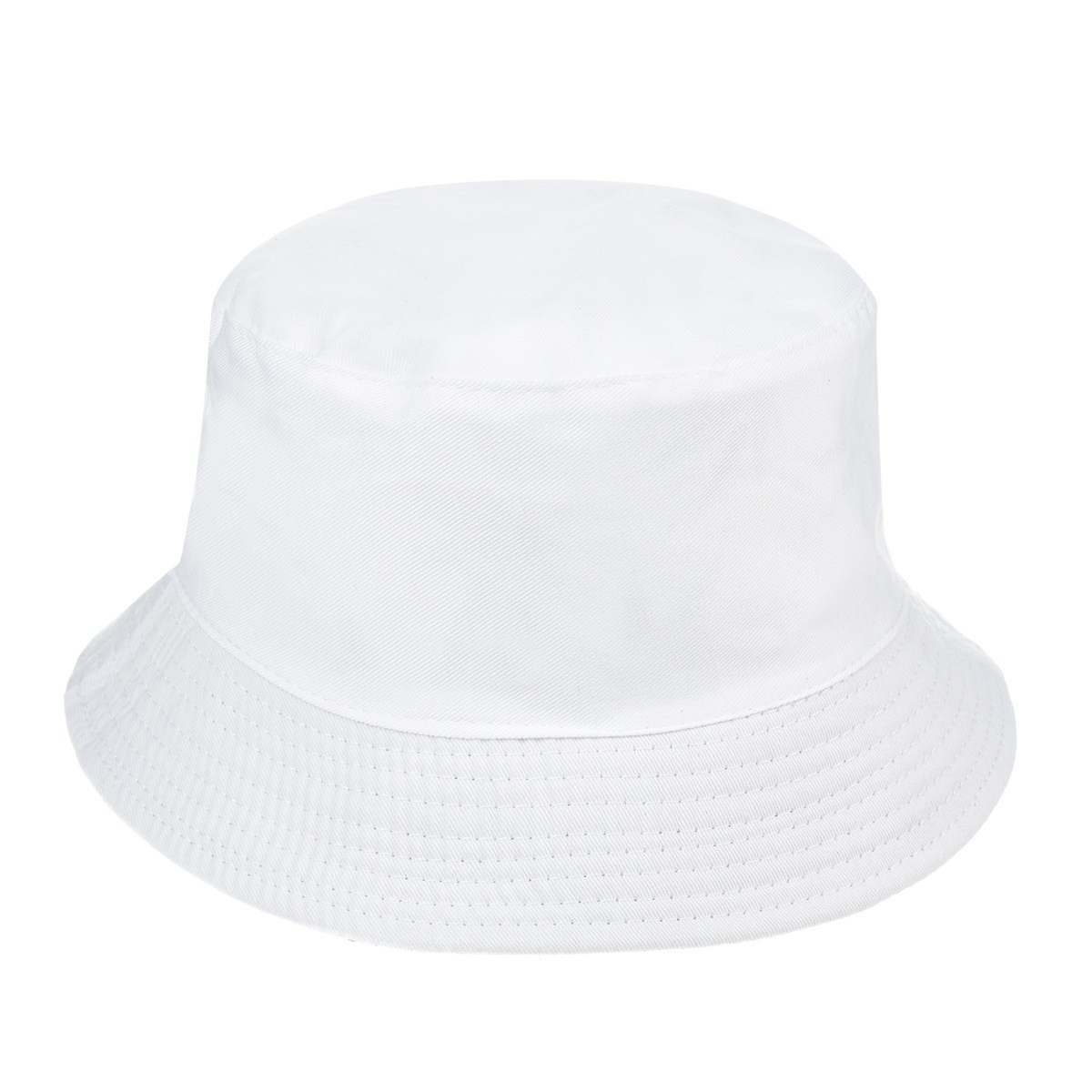 Biały kapelusz dwustronny bucket hat wędkarski modny kap-m3