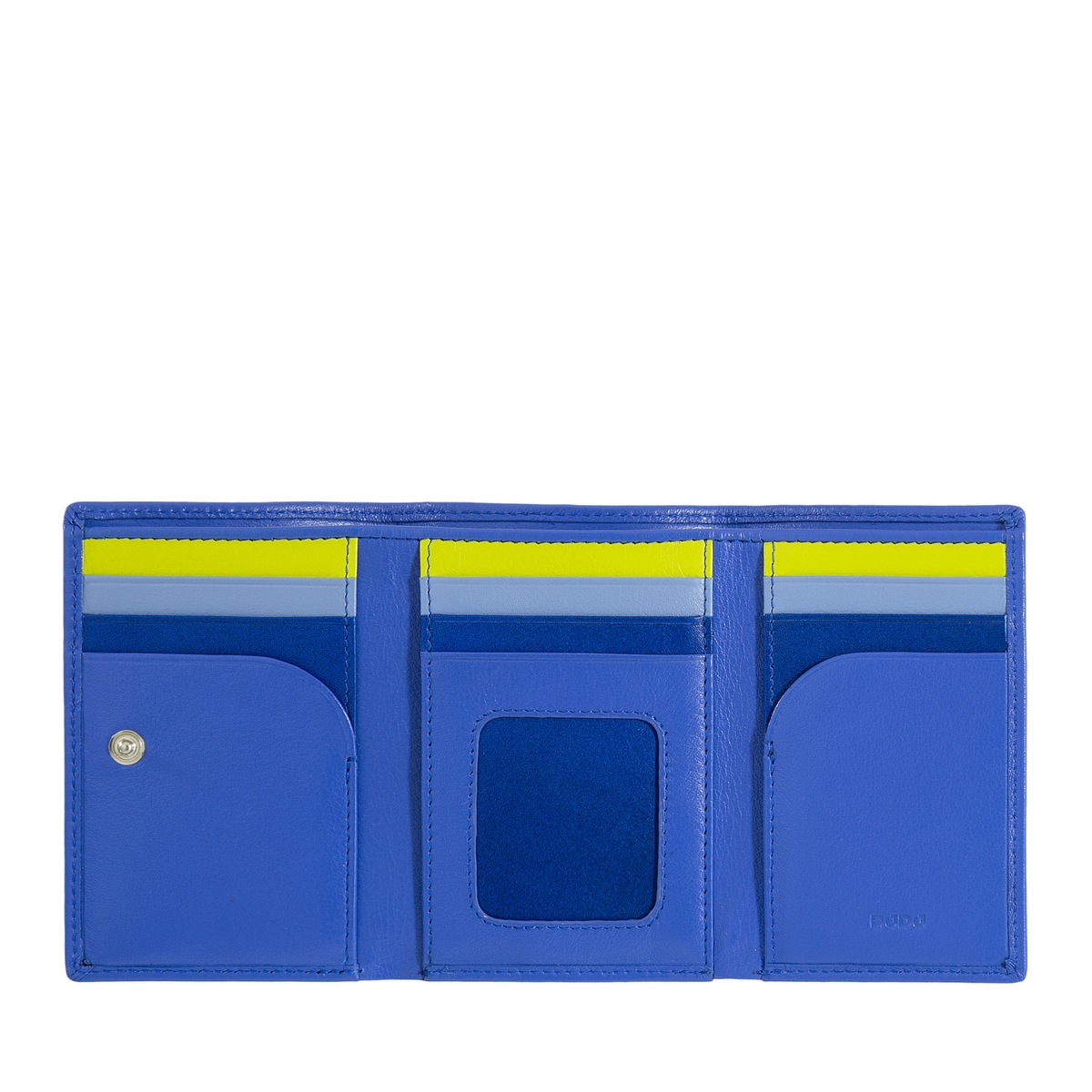 DuDu portfel męski etui na karty skóra naturalna duży pionowy składany