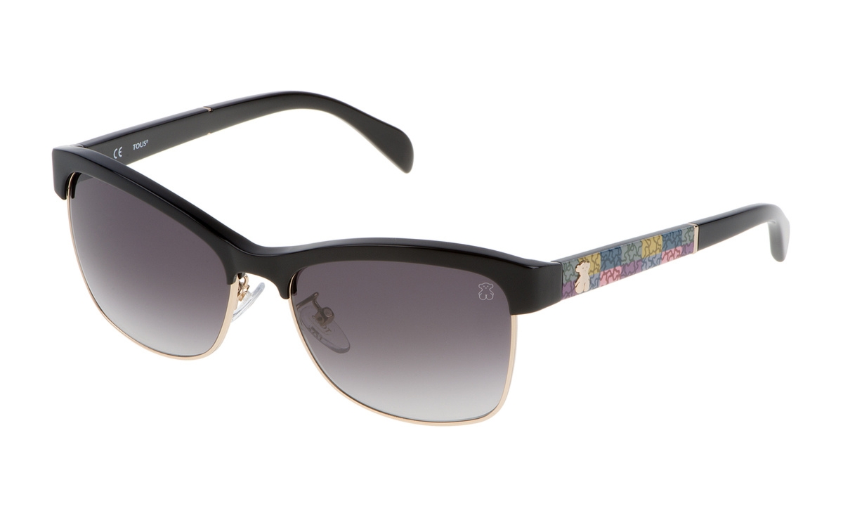 Okulary TOUS STO907-570700. Okulary przeciwsłoneczne, Kolor czarny. Kobieta.
