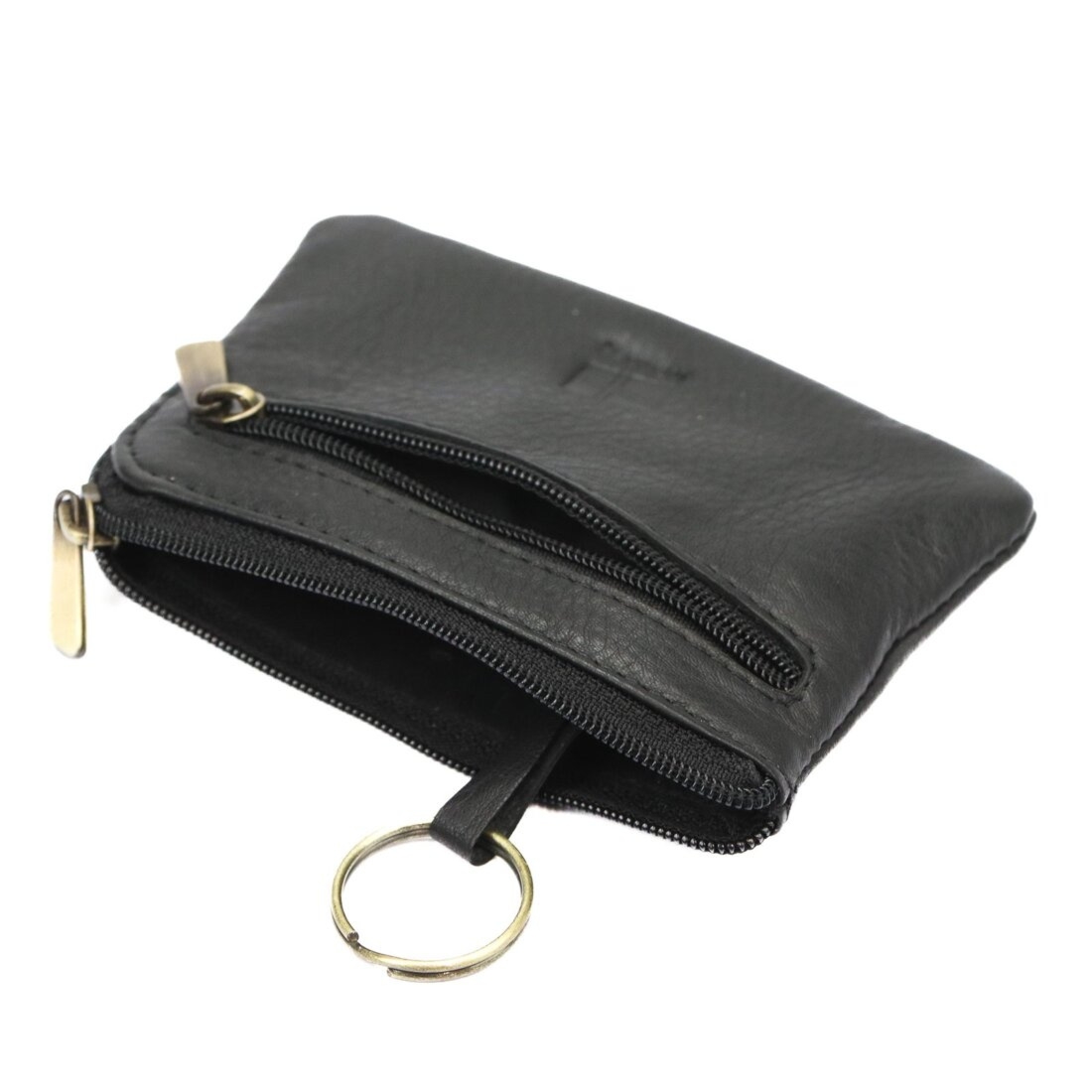 Nordee małe etui na klucze skóra naturalna etui z kieszeniami karabińczyk