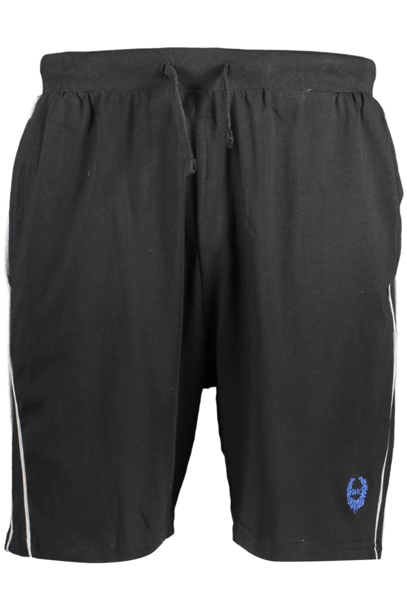 GIAN MARCO VENTURI MĘSKIE CZARNE KRÓTKIE SPODNIE