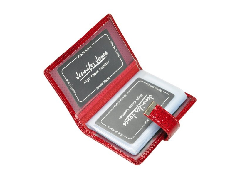 Wizytownik damski z prawdziwej skóry Jennifer Jones 5244-2