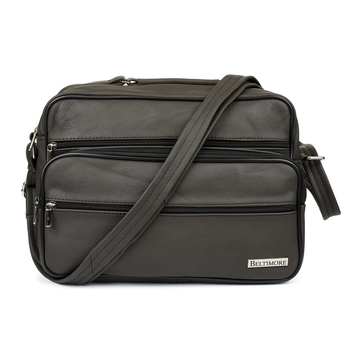 Brąz DUŻA MĘSKA SKÓRZANA TORBA LISTONOSZKA SKÓRA POLSKA DO SZKOŁY PRACY Beltimore F71