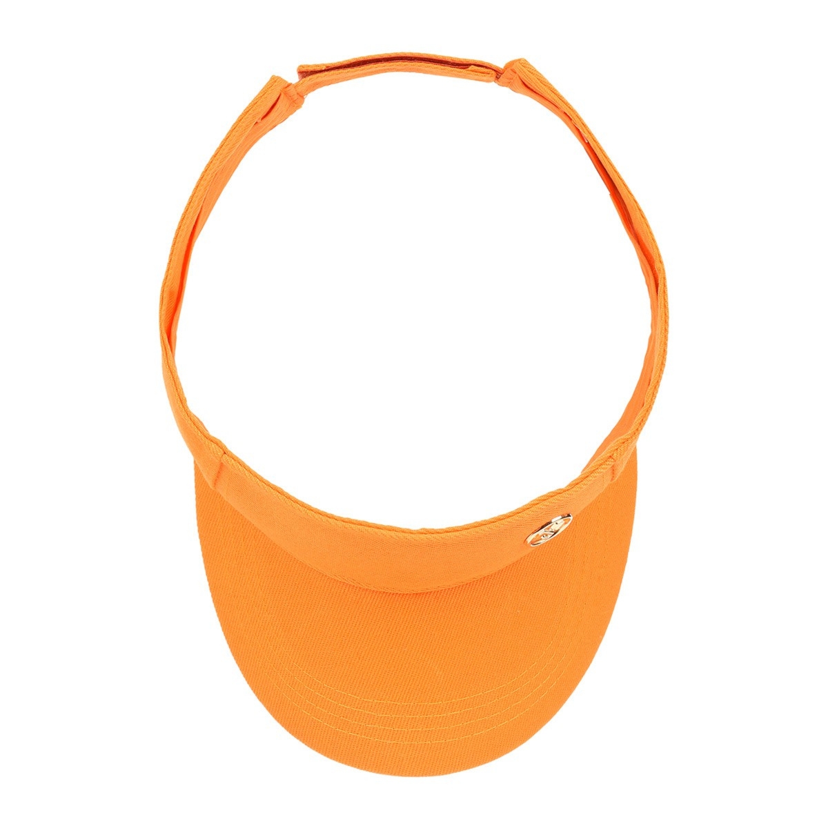 Pomarańczowy Daszek na głowę przeciwsłoneczny czapka na lato sportowa regulowany daszek4-12