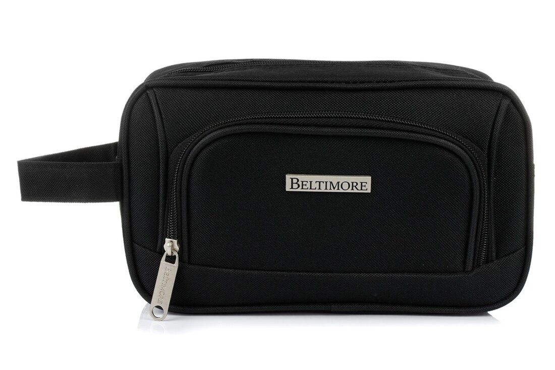 Kosmetyczna męska czarna podróżna wodoodporna Beltimore R27