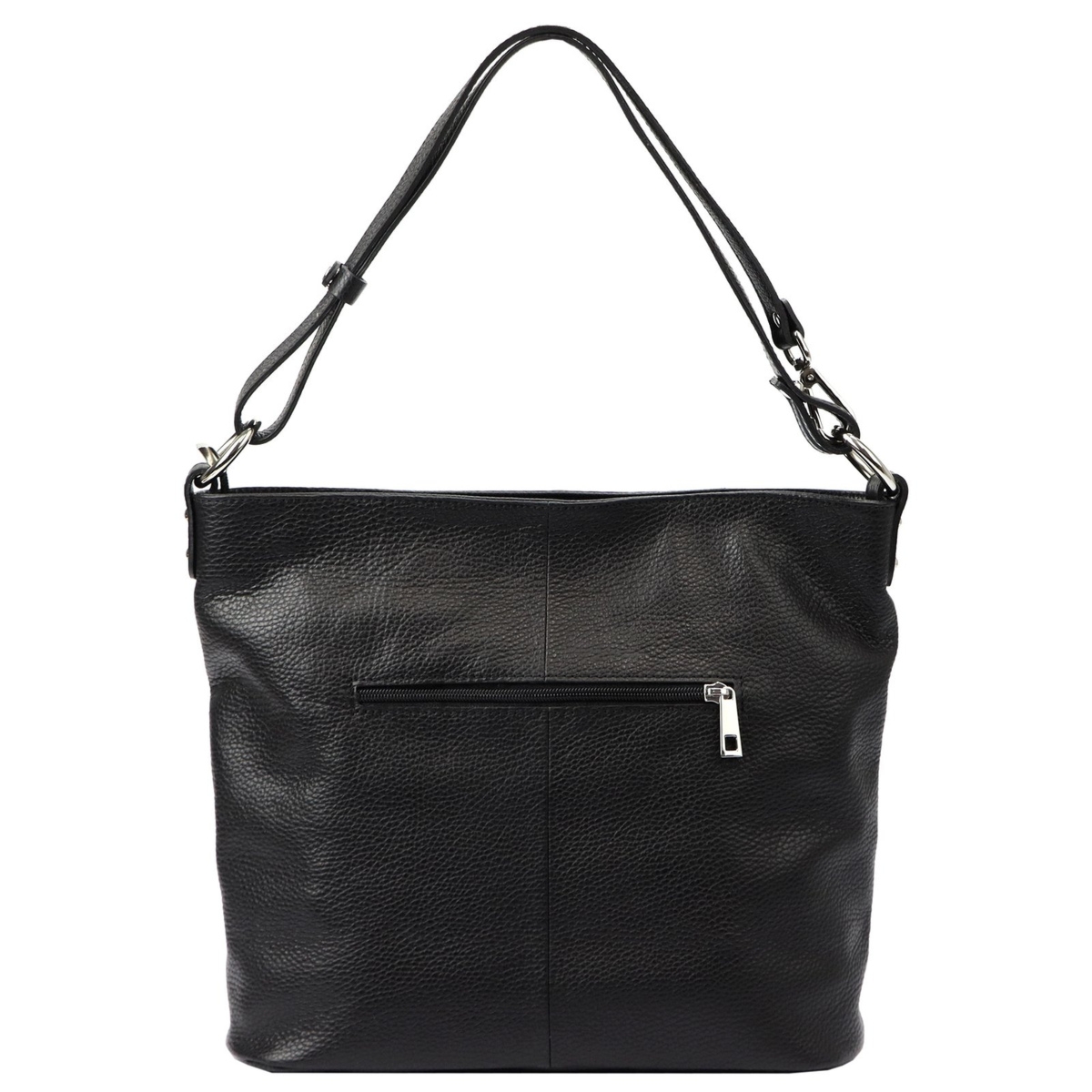 MiaMore damska torebka na ramię shopperbag skórzana z kieszeniami