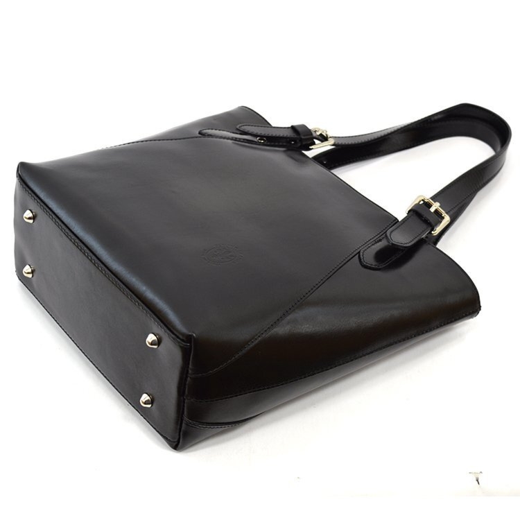 L Artigiano skórzana damska torebka shopperbag na ramię duża kieszenie