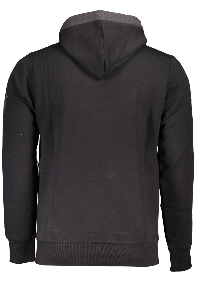 CZARNA BLUZA MĘSKA Z ROZPINANYM NA ZAMEK US GRAND