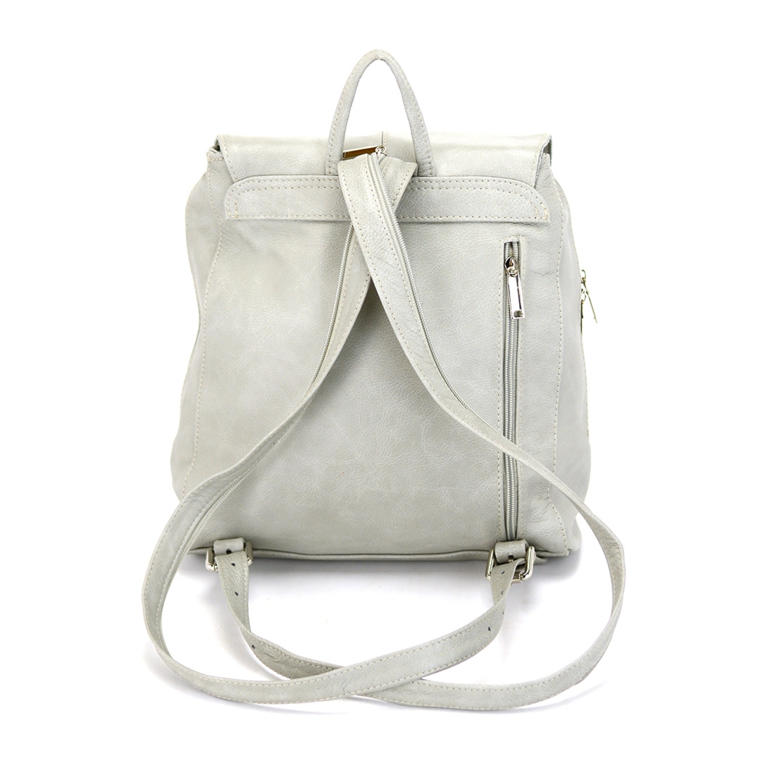 Voyager plecak damski skóra naturalna średni miejski magnes kieszenie