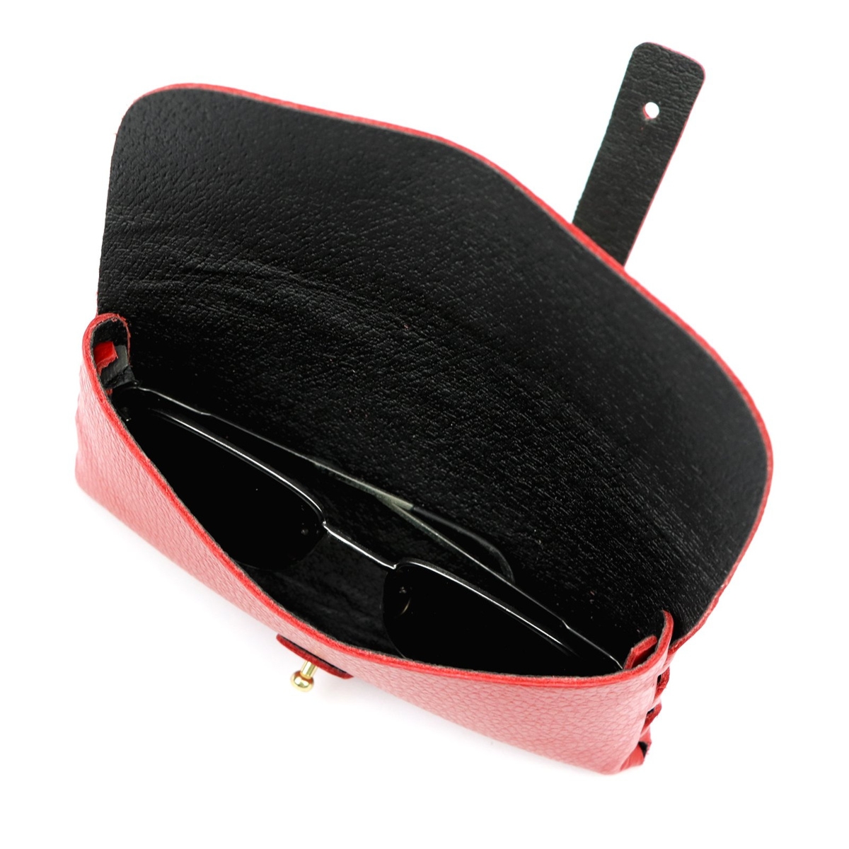 Skórzane etui na okulary damskie marki Gregorio