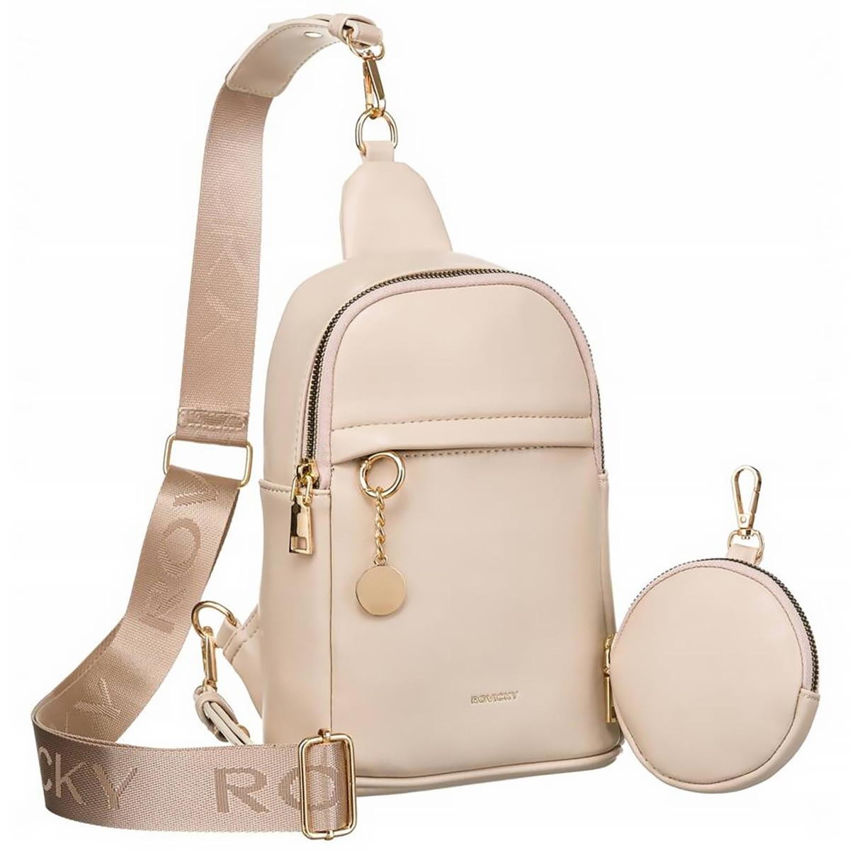 Rovicky Listonoszka Damska Torebka Na Ramię Crossbody Skóra Eko Z Etui