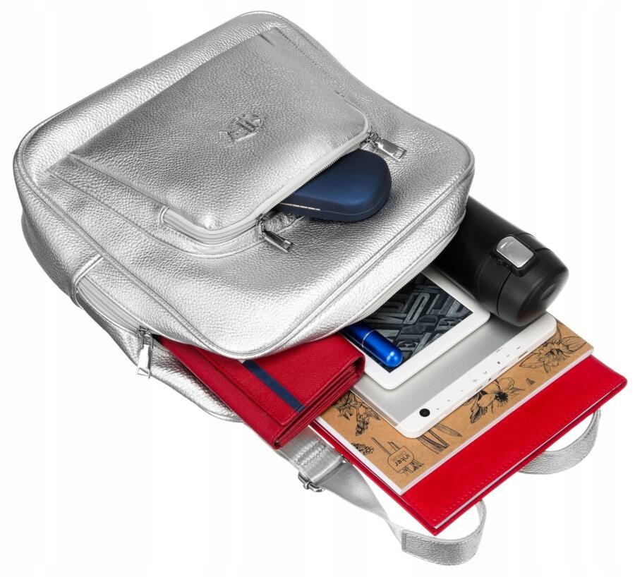 Duży Miejski plecak damski ze skóry eko Rovicky