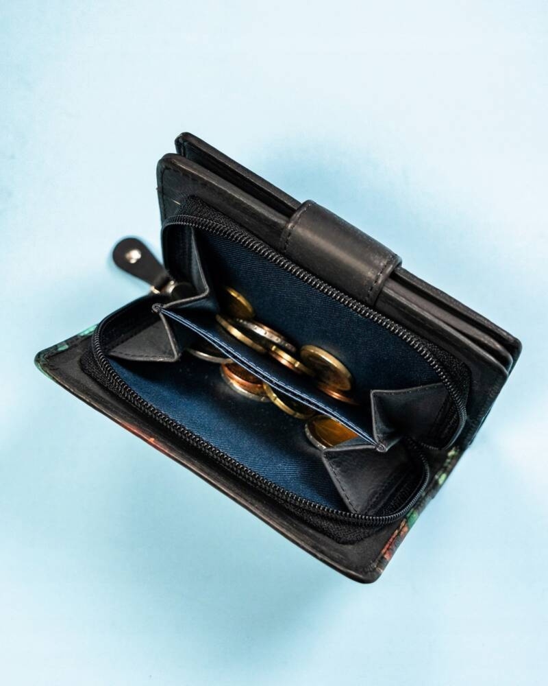 Prezent na Dzień Kobiet. Portfel damski skórzany Rovicky R-N109-ART-20