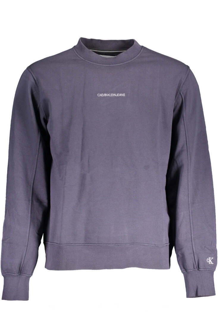 CALVIN KLEIN BLUZA BEZ ZAMKA MĘSKA NIEBIESKA